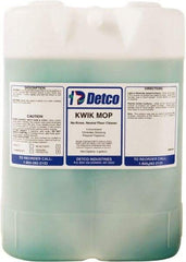 Detco - 5 Gal Container Cleaner - Use on Resilient Flooring - Strong Tooling