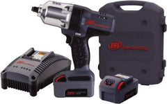 Ingersoll-Rand - 1/2" Drive 20 Volt Pistol Grip Cordless Impact Wrench & Ratchet - 1,900 RPM, 2,300 BPM, 780 Ft/Lb Torque, 2 Lithium-Ion Batteries Included - Strong Tooling