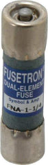 Cooper Bussmann - 250 VAC, 1.25 Amp, Time Delay Pin Indicator Fuse - Fuse Holder Mount, 1-1/2" OAL, 10 at 125 V kA Rating, 13/32" Diam - Strong Tooling