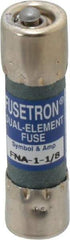 Cooper Bussmann - 250 VAC, 1.13 Amp, Time Delay Pin Indicator Fuse - Fuse Holder Mount, 1-1/2" OAL, 10 at 125 V kA Rating, 13/32" Diam - Strong Tooling