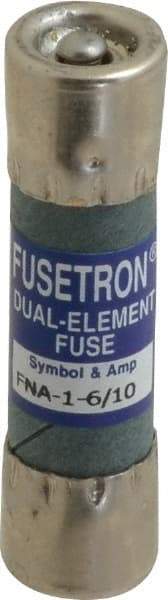 Cooper Bussmann - 250 VAC, 1.6 Amp, Time Delay Pin Indicator Fuse - Fuse Holder Mount, 1-1/2" OAL, 10 at 125 V kA Rating, 13/32" Diam - Strong Tooling