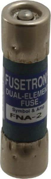 Cooper Bussmann - 250 VAC, 2 Amp, Time Delay Pin Indicator Fuse - Fuse Holder Mount, 1-1/2" OAL, 10 at 125 V kA Rating, 13/32" Diam - Strong Tooling