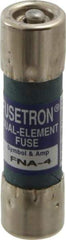 Cooper Bussmann - 250 VAC, 4 Amp, Time Delay Pin Indicator Fuse - Fuse Holder Mount, 1-1/2" OAL, 10 at 125 V kA Rating, 13/32" Diam - Strong Tooling