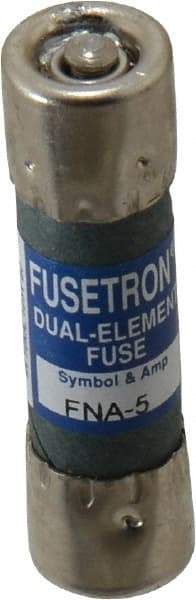 Cooper Bussmann - 250 VAC, 5 Amp, Time Delay Pin Indicator Fuse - Fuse Holder Mount, 1-1/2" OAL, 10 at 125 V kA Rating, 13/32" Diam - Strong Tooling