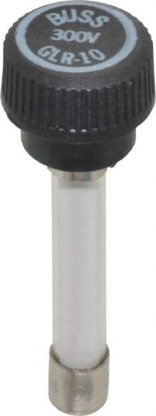 Cooper Bussmann - 300 VAC, 10 Amp, Fast-Acting Size Rejecting/NonRejecting Fuse - Fuse Holder Mount, 2-1/4" OAL, 10 at AC kA Rating, 15.9mm Diam - Strong Tooling