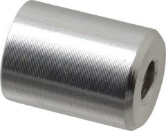 Mag-Mate - 8-32 Thread, 3/8" Diam, 1/2" High, 0.65 Lb Average Pull Force, Neodymium Rare Earth Pot Magnet - 1/4" Tapped Hole Depth, Nickel Plated, Aluminum Insulated - Strong Tooling