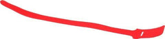 SpeedTech - 15" Long Red Nylon & Polyethylene Hook & Loop Strap - 50 Lb Tensile Strength - Strong Tooling