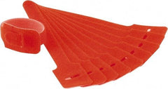 SpeedTech - 6" Long Orange Nylon & Polyethylene Hook & Loop Strap - 40 Lb Tensile Strength - Strong Tooling