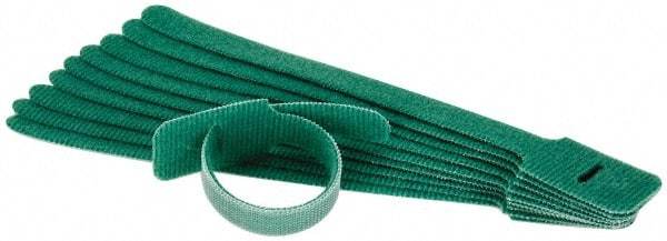 SpeedTech - 8" Long Green Nylon & Polyethylene Hook & Loop Strap - 40 Lb Tensile Strength - Strong Tooling