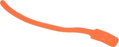 SpeedTech - 8" Long Orange Nylon & Polyethylene Hook & Loop Strap - 40 Lb Tensile Strength - Strong Tooling