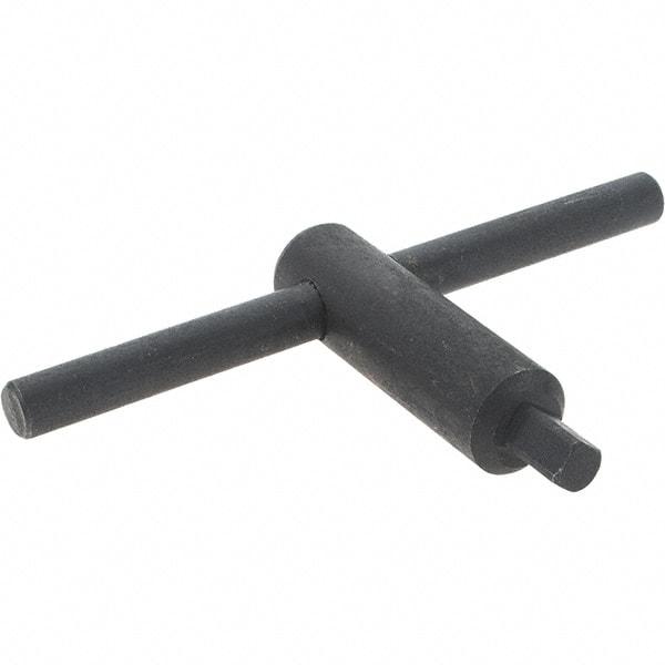 Interstate - 4" Chuck Diam Compatibility, Lathe Chuck Key - 3-1/8" Body Length, 1/4" Actual Key Square Size - Strong Tooling