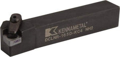 Kennametal - DCLN, Right Hand Cut, 5° Lead Angle, 1" Shank Height x 1" Shank Width, Negative Rake Indexable Turning Toolholder - 6" OAL, CN..54. Insert Compatibility, Series Kenclamp - Strong Tooling