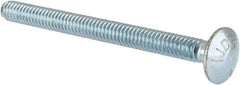 Value Collection - 1/4-20 UNC 3" Length Under Head, Standard Square Neck, Carriage Bolt - Grade 5 Steel, Zinc-Plated Finish - Strong Tooling