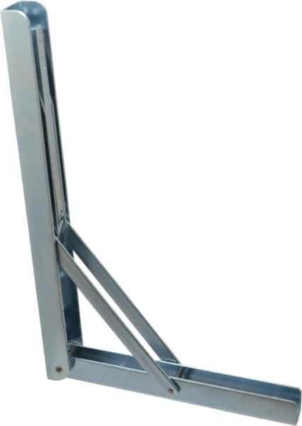 Knape & Vogt - 750 Lb Capacity, Anachrome Steel Coated, Shelf Bracket - 12" Long, 0.5906" Wide - Strong Tooling