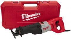 Milwaukee Tool - 3,000 Strokes per Minute, 3/4 Inch Stroke Length, Electric Reciprocating Saw - 120 Volts, 12 Amps - Strong Tooling