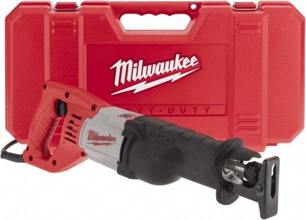 Milwaukee Tool - 3,000 Strokes per Minute, 1-1/8 Inch Stroke Length, Electric Reciprocating Saw - 120 Volts, 12 Amps - Strong Tooling