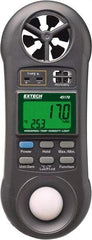 Extech - -148 to 2,372°F, 10 to 95% Humidity Range, Thermo-Hygrometer, Anemometer and Light Meter - 4% Relative Humidity Accuracy - Strong Tooling