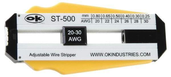 Jonard Tools - 30 to 20 AWG Capacity Precision Wire Stripper - Polycarbonate Handle - Strong Tooling