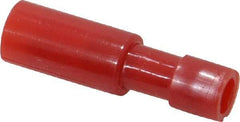 3M - 22 to 18 AWG Bullet Connector - 0.18" Bullet Diam, Red Nylon Insulation - Strong Tooling