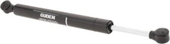 Made in USA - 0.32" Rod Diam, 0.87" Tube Diam, 100 Lb Capacity, Hydraulic Dampers - Extension, 14.49" Extended Length, 5" Stroke Length, Plastic Ball Socket, Chrome-Plated Piston - Strong Tooling