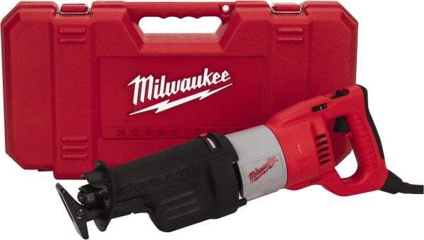 Milwaukee Tool - 3,000 Strokes per Minute, 1-1/4 Inch Stroke Length, Electric Reciprocating Saw - 120 Volts, 13 Amps - Strong Tooling