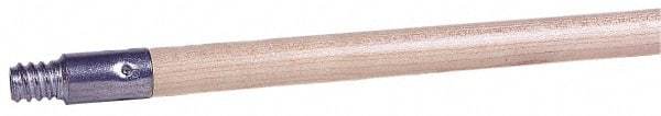 Weiler - 60 x 15/16" Wood Handle for Floor Brushes & Garage Brushes - Threaded Connection, Tan - Strong Tooling