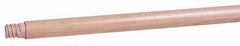 Weiler - 60 x 1-1/8" Wood Handle for Floor Brushes & Garage Brushes - Threaded Connection, Tan - Strong Tooling