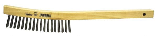 Weiler - Hand Wire/Filament Brushes - Wood Curved Handle - Strong Tooling