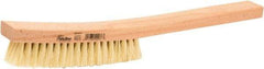 Weiler - 4 Rows x 18 Columns Tampico Plater Brush - 5-1/4" Brush Length, 13" OAL, 1" Trim Length, Wood Shoe Handle - Strong Tooling