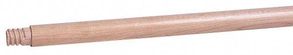 Weiler - 72 x 15/16" Wood Handle for Floor Brushes & Garage Brushes - Threaded Connection, Tan - Strong Tooling