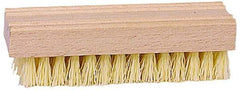 Weiler - Hand & Fingernail Scrub Brush - Plastic Bristles, Wood Block - Strong Tooling