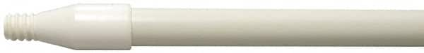 Weiler - 60 x 0.0833" Fiberglass Squeegee Handle - Threaded Connection, White - Strong Tooling