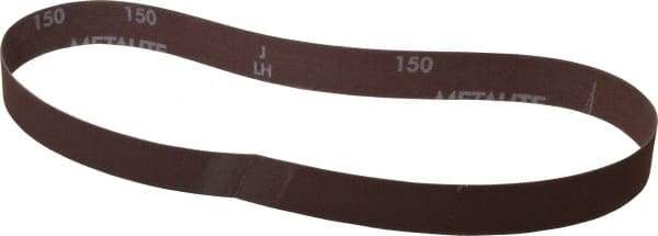 Norton - 1" Wide x 30" OAL, 150 Grit, Aluminum Oxide Abrasive Belt - Aluminum Oxide, Very Fine, Coated, Series R228 - Strong Tooling