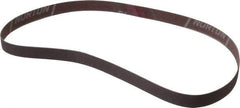 Norton - 1/2" Wide x 24" OAL, 240 Grit, Aluminum Oxide Abrasive Belt - Aluminum Oxide, Very Fine, Coated, Series R228 - Strong Tooling