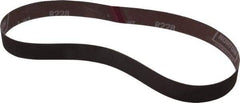 Norton - 1" Wide x 30" OAL, 320 Grit, Aluminum Oxide Abrasive Belt - Aluminum Oxide, Extra Fine, Coated, Series R228 - Strong Tooling