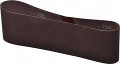 Norton - 3" Wide x 21" OAL, 150 Grit, Aluminum Oxide Abrasive Belt - Aluminum Oxide, Very Fine, Coated, Series R228 - Strong Tooling