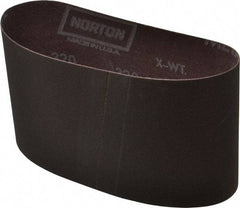 Norton - 3-1/2" Wide x 15-1/2" OAL, 320 Grit, Aluminum Oxide Abrasive Belt - Aluminum Oxide, Extra Fine, Coated, Series R228 - Strong Tooling