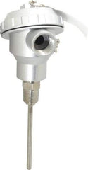 Thermo Electric - -148 to 900°F, 100 OMS Industrial RTD, Thermocouple Probe - 1/2 Inch Hex Mount, 4 Inch Probe Sheath Length, 10 Sec Response Time - Strong Tooling