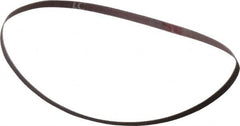 Norton - 1/4" Wide x 18" OAL, 120 Grit, Aluminum Oxide Abrasive Belt - Aluminum Oxide, Fine, Coated, Series R228 - Strong Tooling