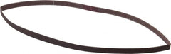 Norton - 1/4" Wide x 18" OAL, 180 Grit, Aluminum Oxide Abrasive Belt - Aluminum Oxide, Very Fine, Coated, Series R228 - Strong Tooling