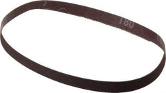 Norton - 1/2" Wide x 18" OAL, 180 Grit, Aluminum Oxide Abrasive Belt - Aluminum Oxide, Very Fine, Coated, Series R228 - Strong Tooling