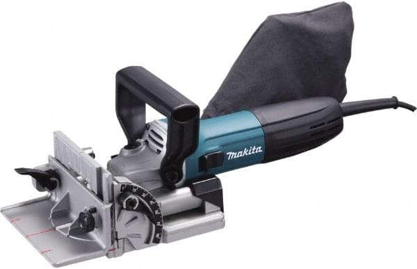 Makita - Power Planers & Joiners Type: Plate Joiner Kit Depth of Cut (Inch): 3/4 - Strong Tooling