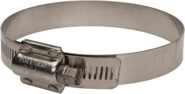 IDEAL TRIDON - SAE Size 412, 3-1/4 to 4-1/8" Diam, Stainless Steel High Torque Worm Drive Clamp - 5/8" Wide, Material Grade 304, Series 60 - Strong Tooling