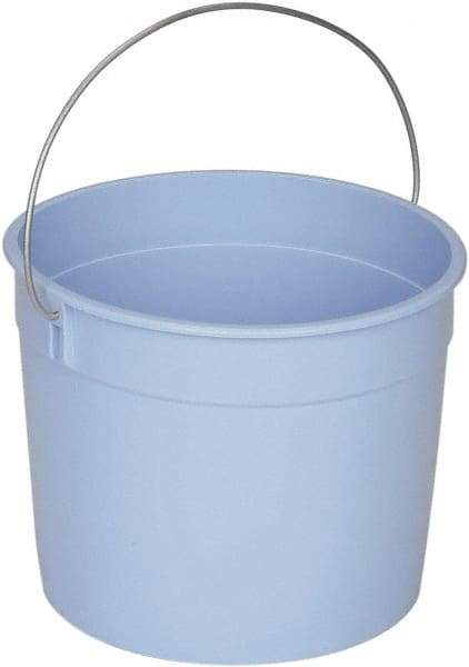 Ability One - 5 Qt, Plastic Round Blue Single Pail - Handle Included - Strong Tooling