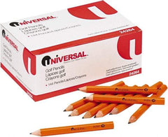 UNIVERSAL - Lead #2 Golf & Pew Pencil - Yellow - Strong Tooling