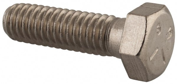 Made in USA - 5/16-18 UNC, 1-1/8" Length Under Head Hex Head Cap Screw - Strong Tooling