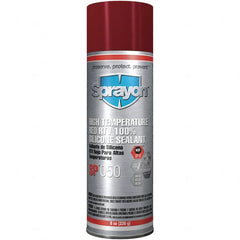 Sprayon - 8 oz Automotive Gasket Sealant - 122°F Max, Red, Comes in Aerosol Can - Strong Tooling