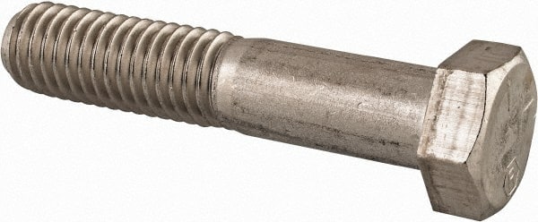 Made in USA - 1/2-13 UNC, 2-1/2" Length Under Head Hex Head Cap Screw - Strong Tooling