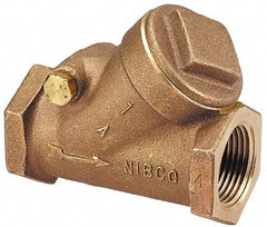 NIBCO - 1/4" Bronze Check Valve - Y-Pattern, FNPT x FNPT, 400 WOG - Strong Tooling