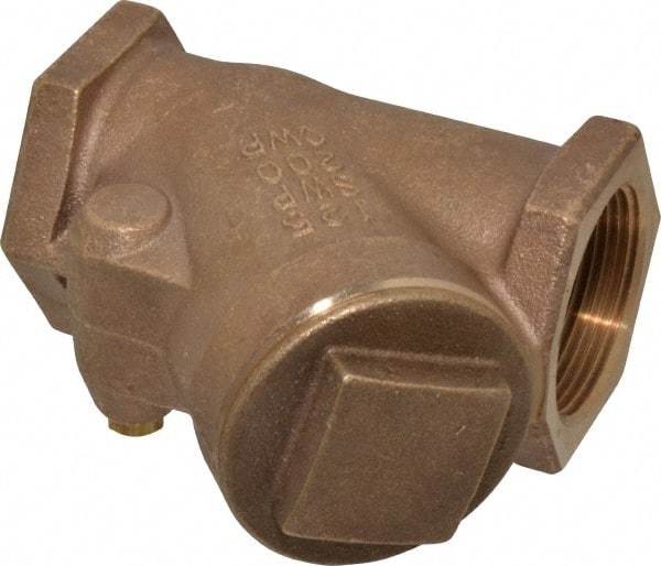 NIBCO - 1-1/2" Bronze Check Valve - Y-Pattern, FNPT x FNPT, 200 WOG - Strong Tooling